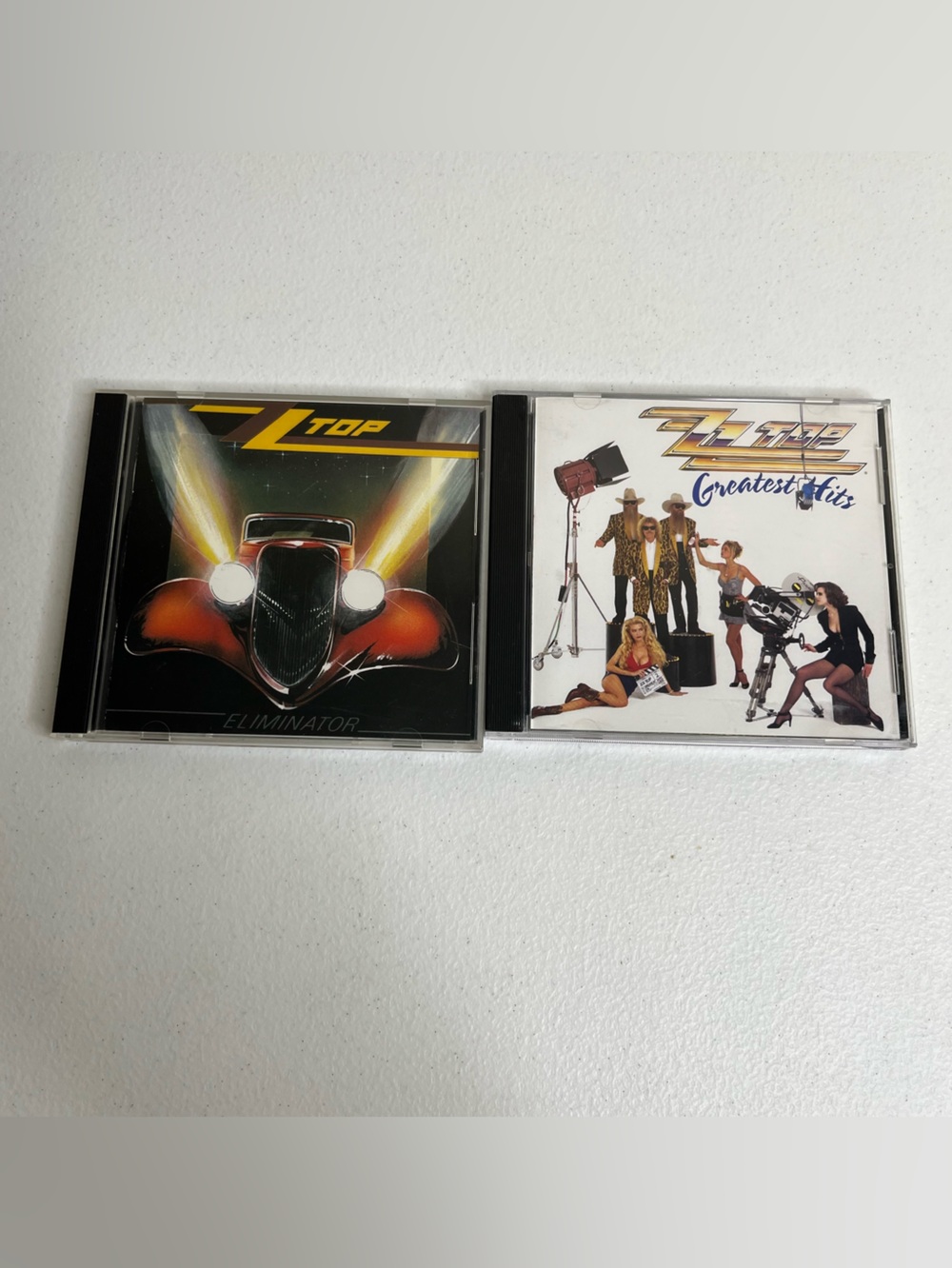 ZZ Top CDs Lot of 2 Eliminator & Greatest Hits Classic Rock 80s Bundle Warner